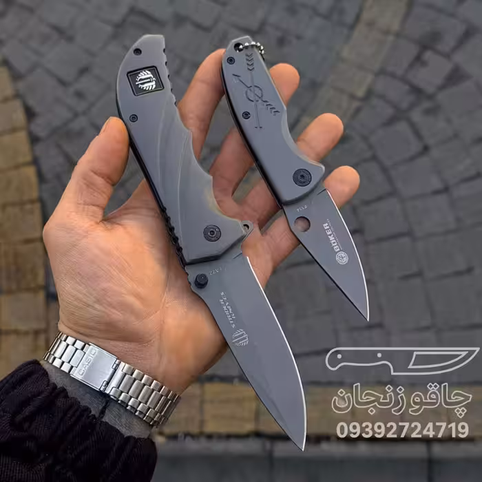 چاقو با کیفیت بوکر و استرایدر بسته 2 عددی کیفیت تضمینی