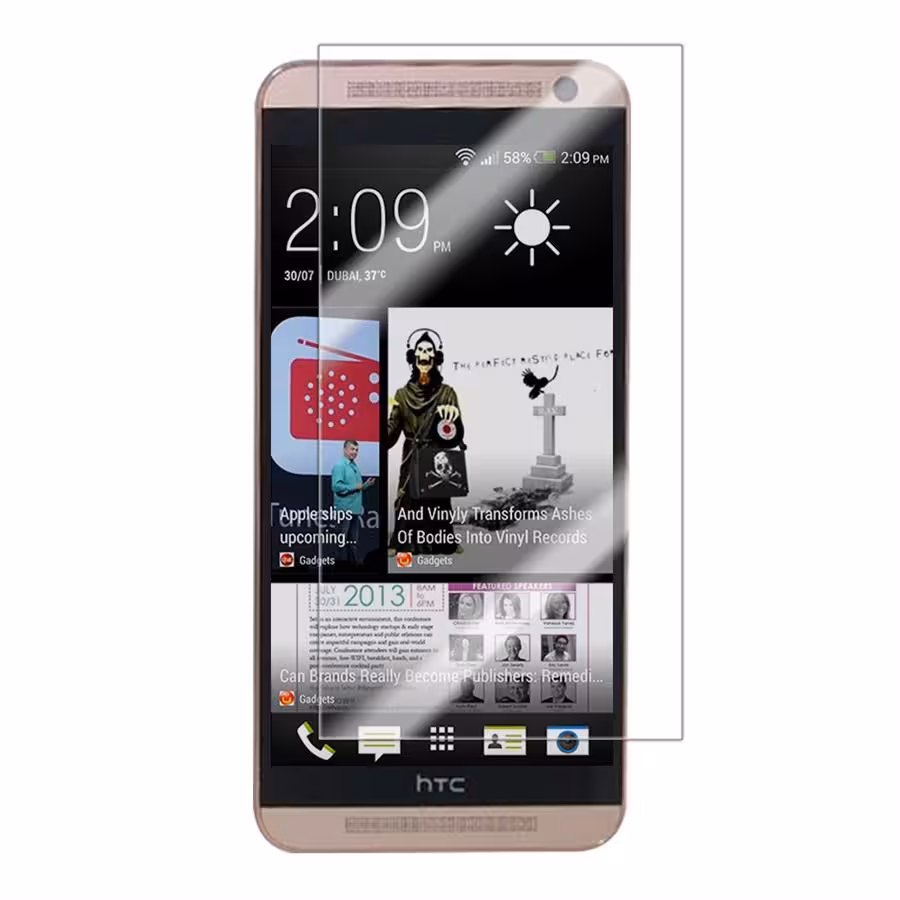 محافظ صفحه نمایش گلس مناسب برای گوشی موبایل اچ تی سی ای 9