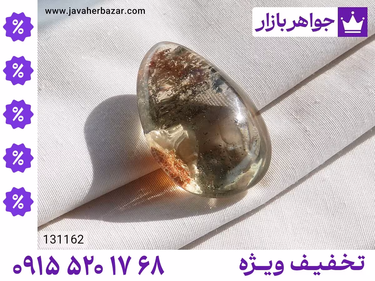 نگین کوارتز سفید محصول ویژه جواهربازار