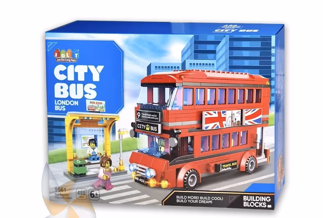 لگو اتوبوس 2 طبقه 488 تکه‌
