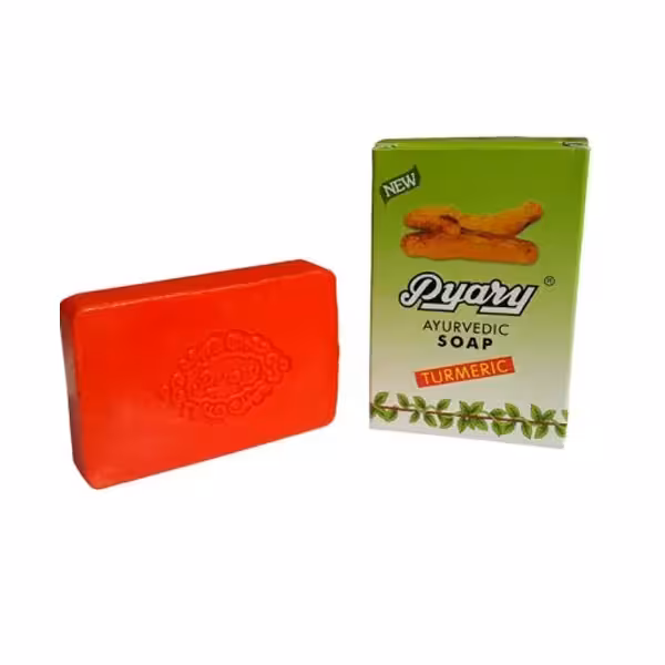 صابون شستشو پیاری مدل زردچوبه وزن 65 گرم