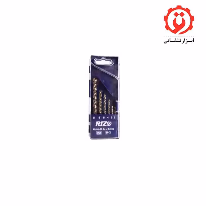 سری 6 عددی مته کبالت 5% ریزو مدل SO6PS