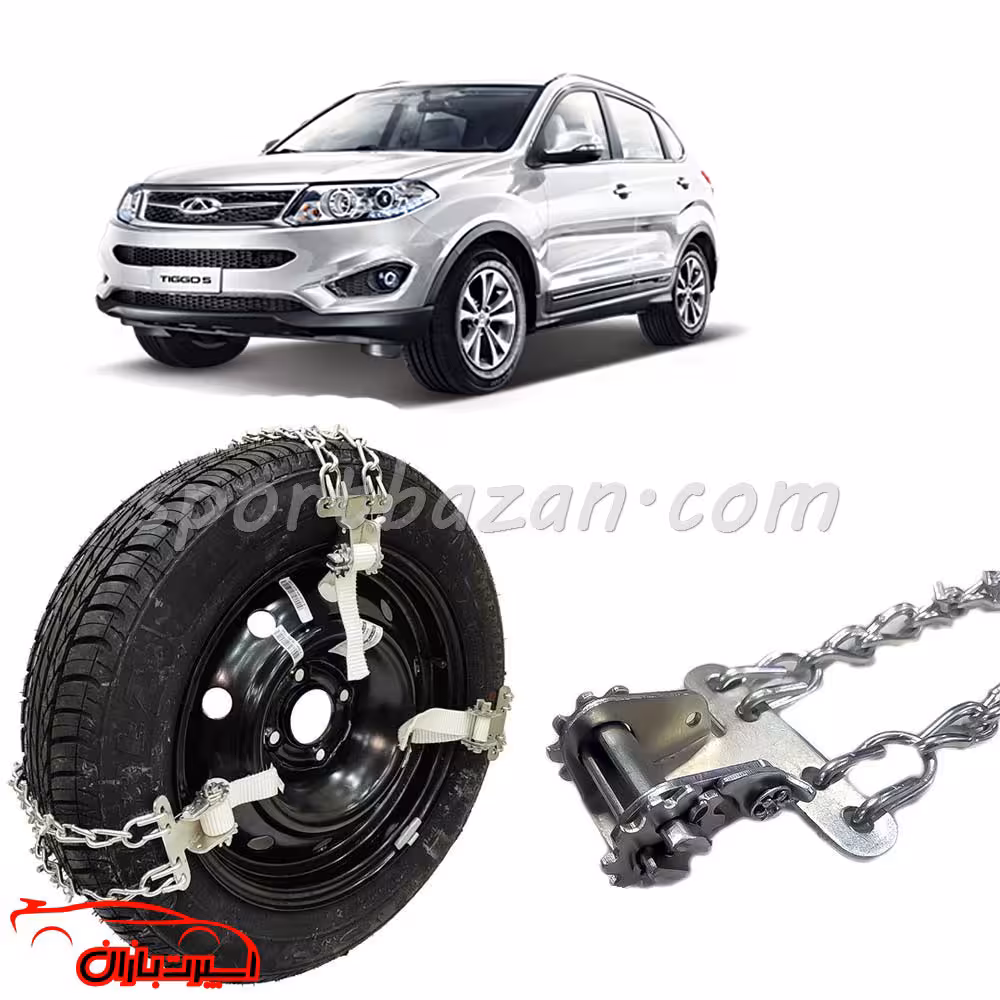زنجیر چرخ کمربندی ضامن دار تیگو 5 -قفل جغجغه ای ترک