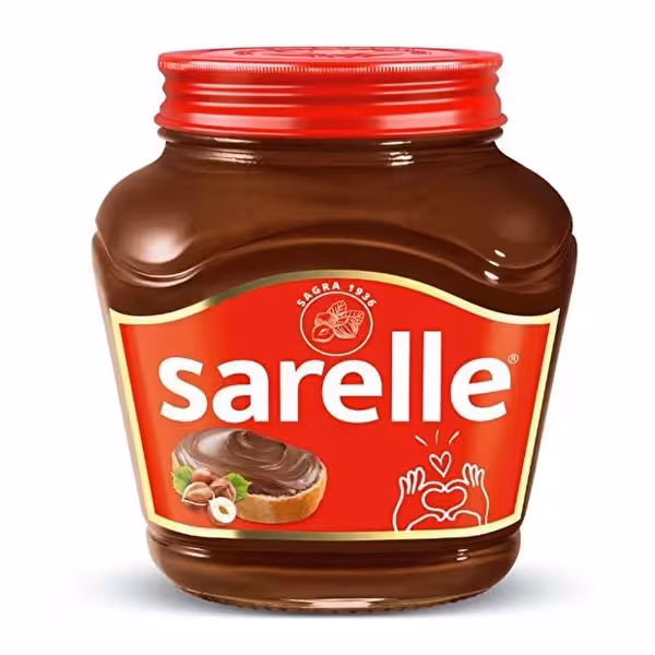 شکلات صبحانه سارلا فندقی حجم 700 گرم