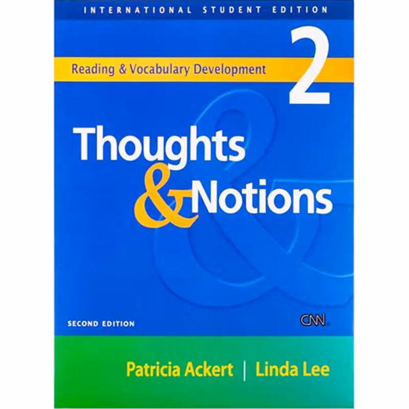 Reading and Vocabulary Development 2 Thoughts and Notions