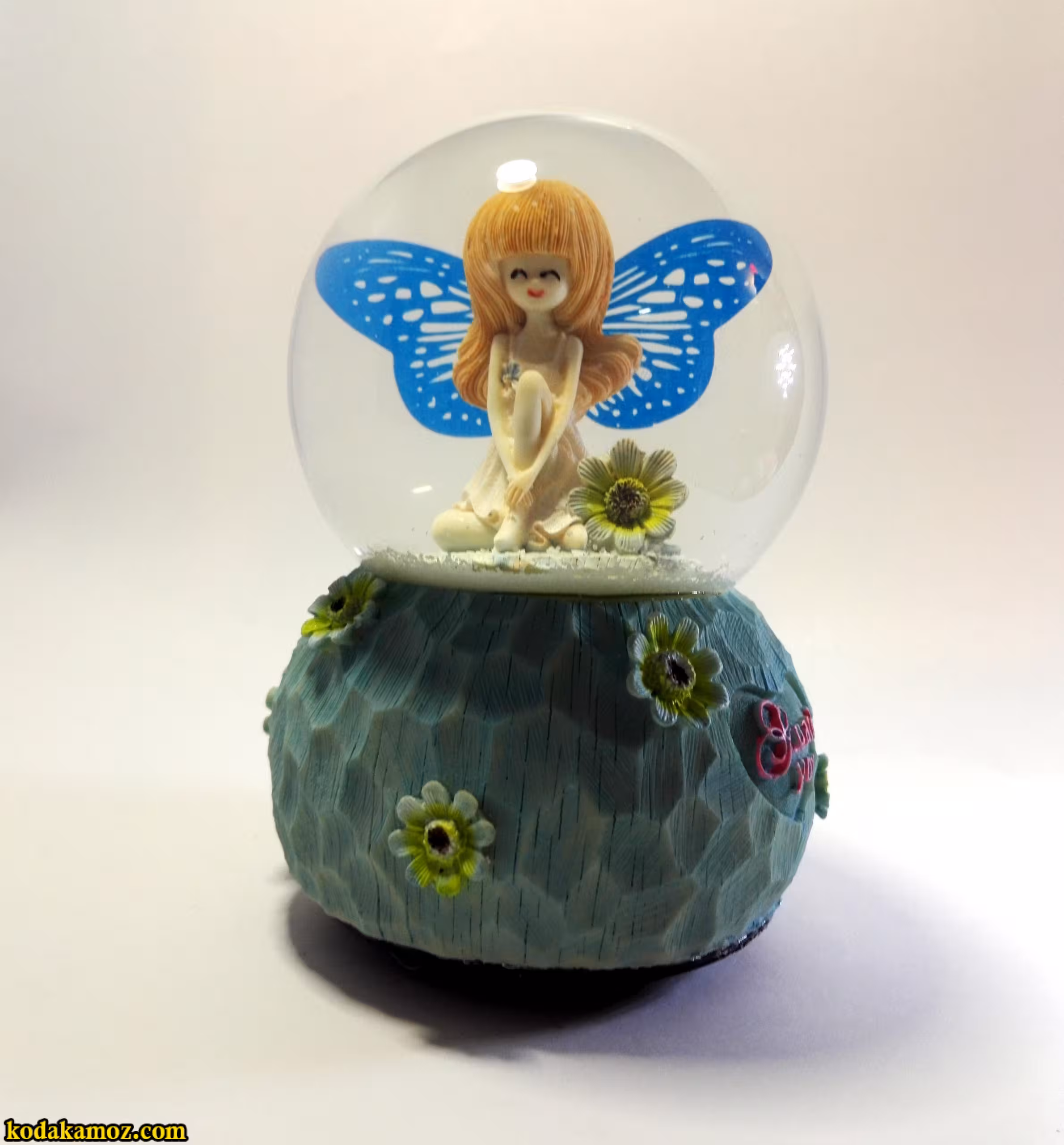 گوی موزیکال برفی (گوی موزیکال فرشته) سایز بزرگ