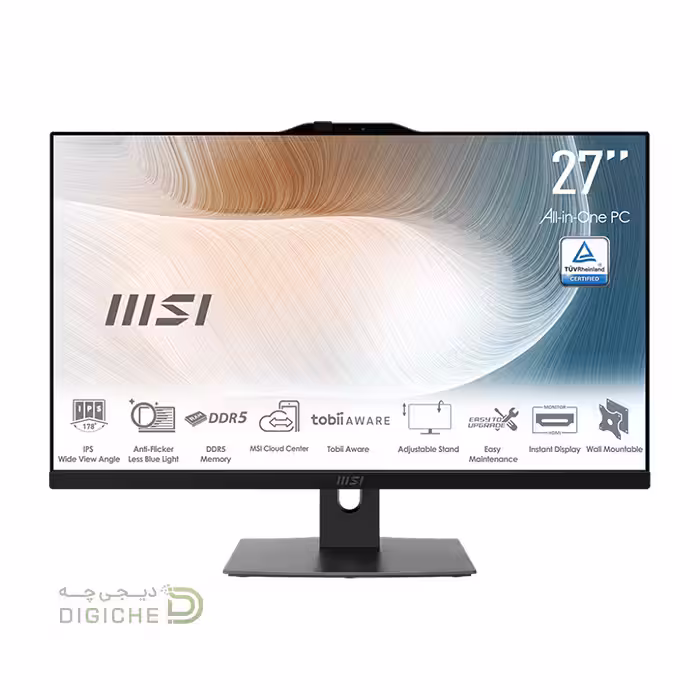 کامپیوتر همه‌کاره 27 اینچ ام اس ای AIO MSI Modern AM272P 1M CORE3(100U) 16G 500GB