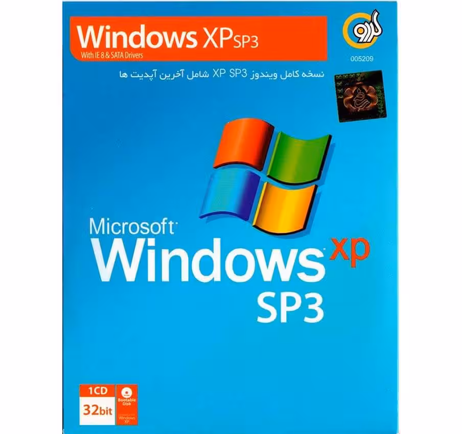 سیستم عامل ویندوز XP SP3 نشر گردو
