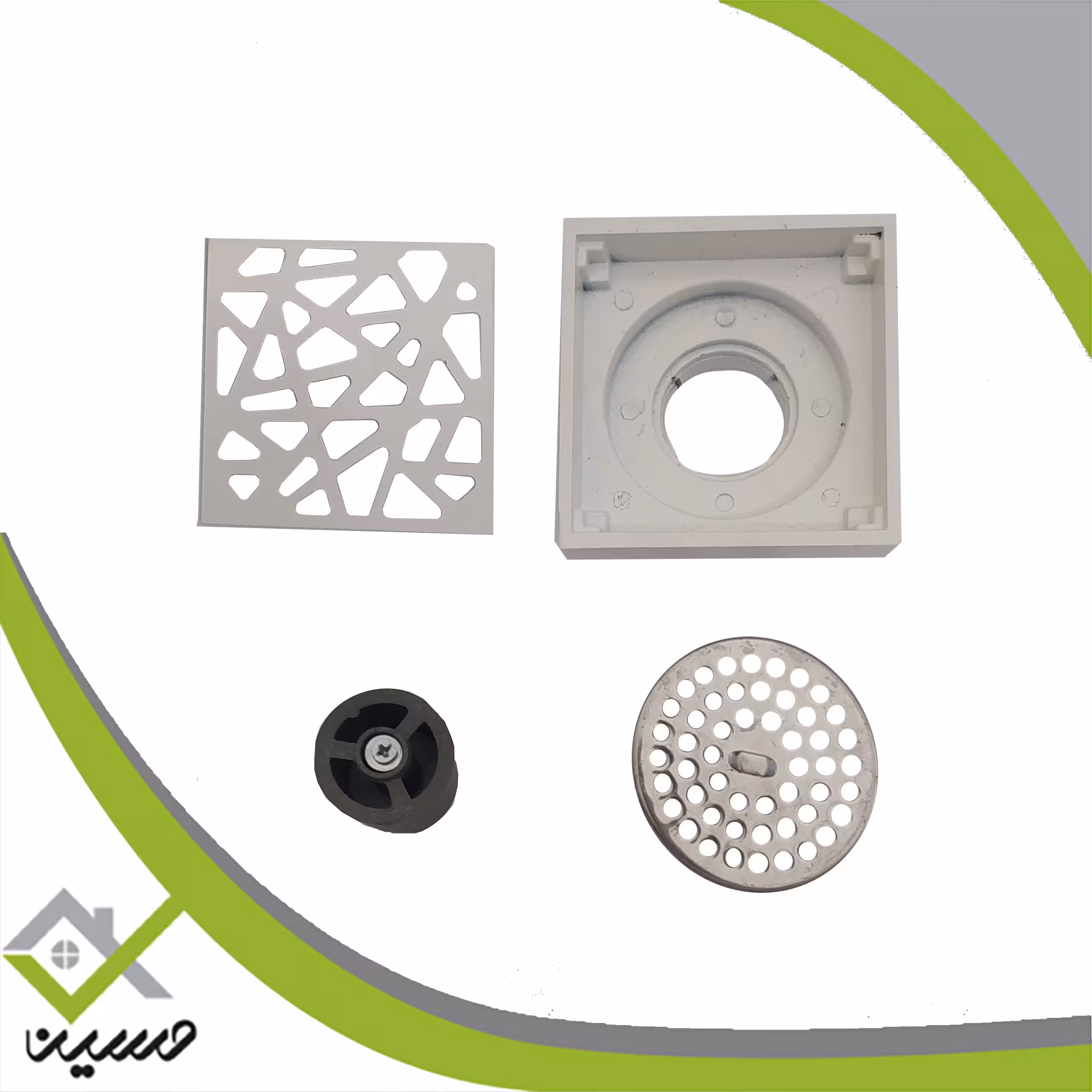 کفشور هفت سی مدل هندسی سفید سایز0 1در 10(هزینه ارسال پس کرایه است)