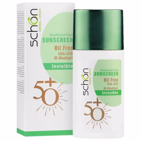 ضد آفتاب  SPF 50 بی رنگ فلوئیدی دیووشیلد شون 50 میلی‌لیتر Schon