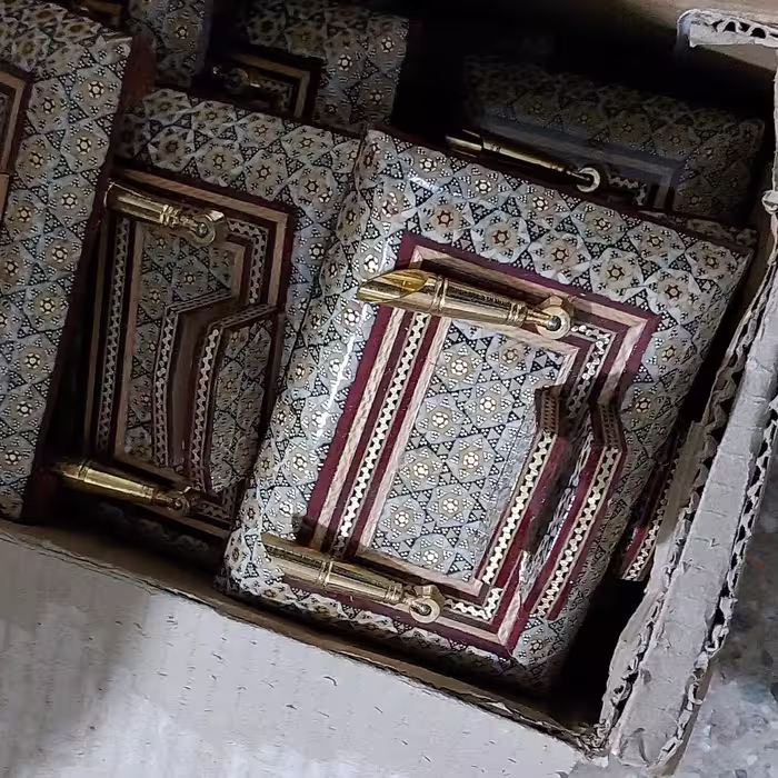 جا قلمی رومیزی خاتمم