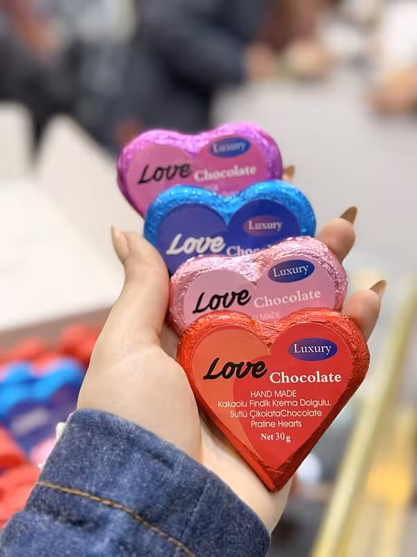 شکلات ولنی طرح قلب