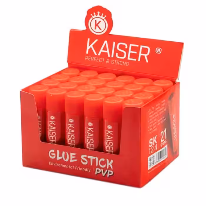چسب ماتیکی کایزر کد SK124 بسته 24 عددی