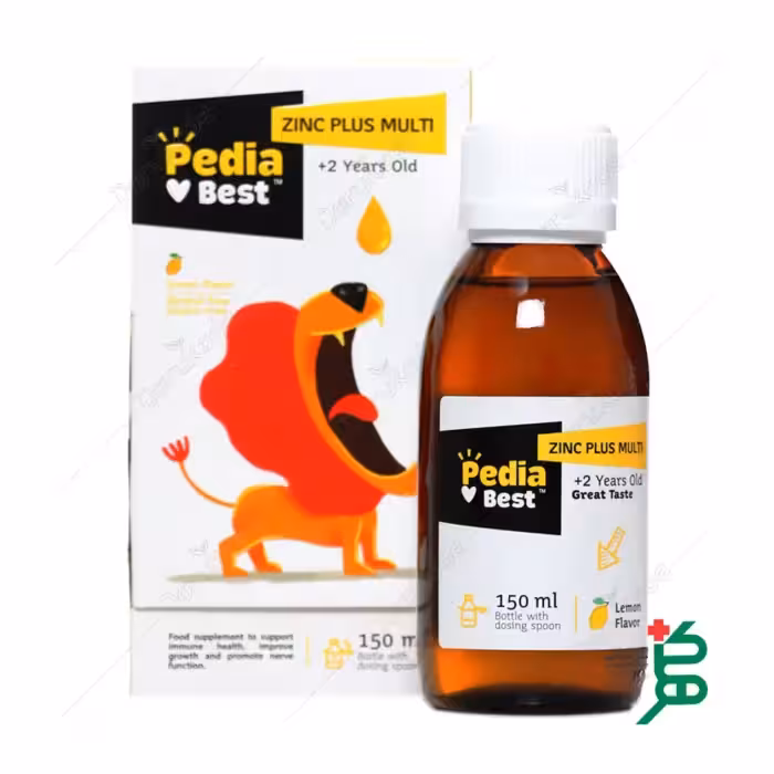 شربت زینک پلاس مولتی پدیابست مخصوص کودکان