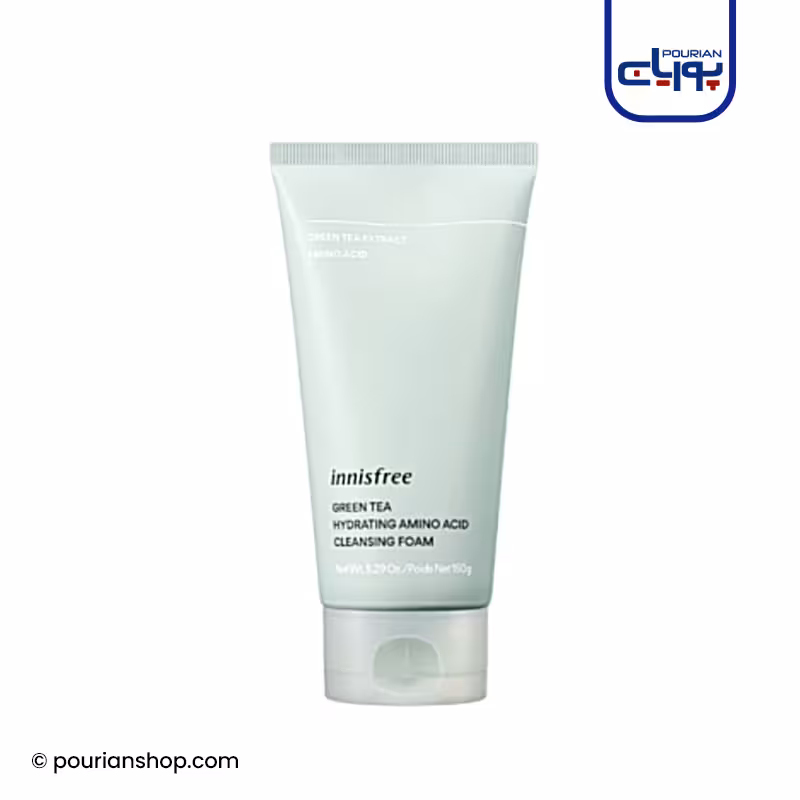 فوم شستشو آبرسان چای سبز و آمینه اسید اینیسفری