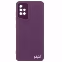 قاب ژله ای Porsche Design محافظ لنزدار مناسب برای Samsung A51-بنفش