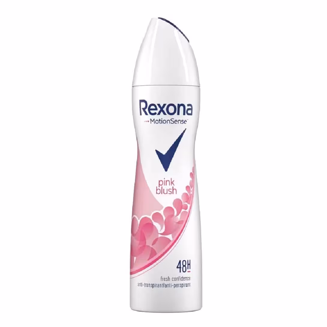 اسپری ضد تعریق زنانه رکسونا مدل پینک بلاش Rexona Pink Blush حجم 200 میل
