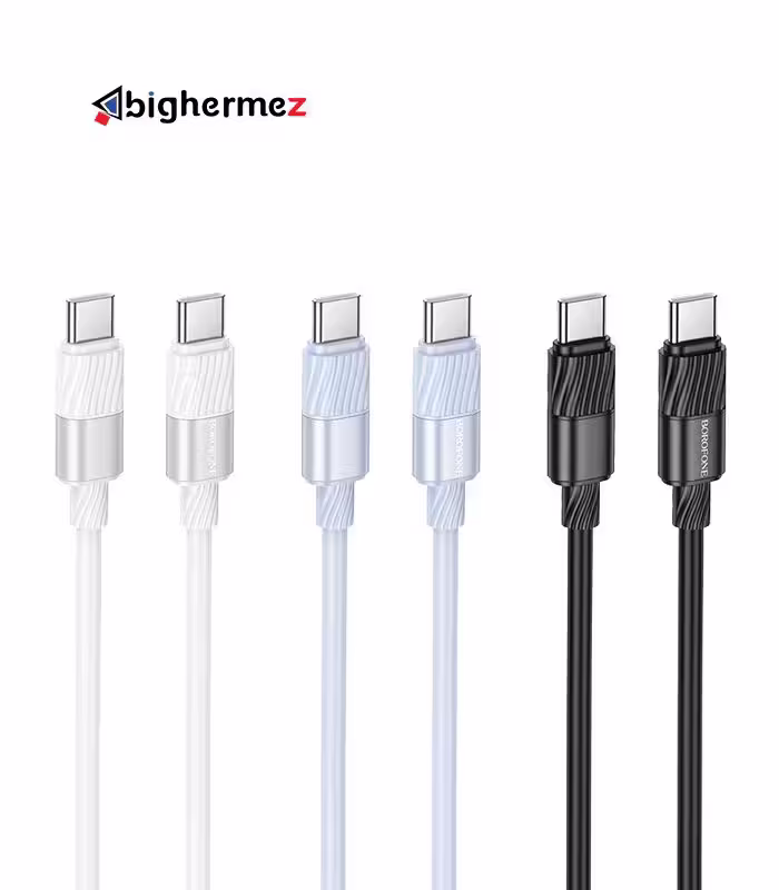 کابل شارژ دوسر TYPEE-C 60W بروفون مدل BX106