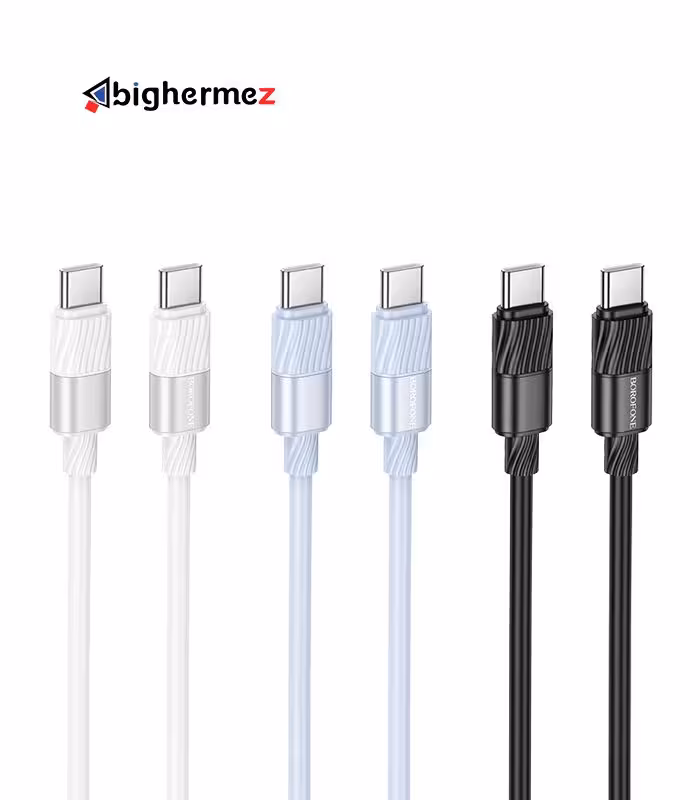 کابل شارژ دوسر TYPEE-C 60W بروفون مدل BX106