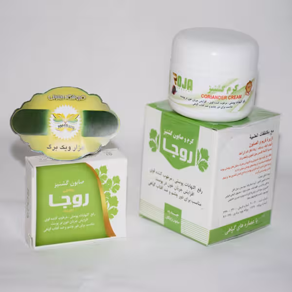 کرم و صابون گشنیز روجا