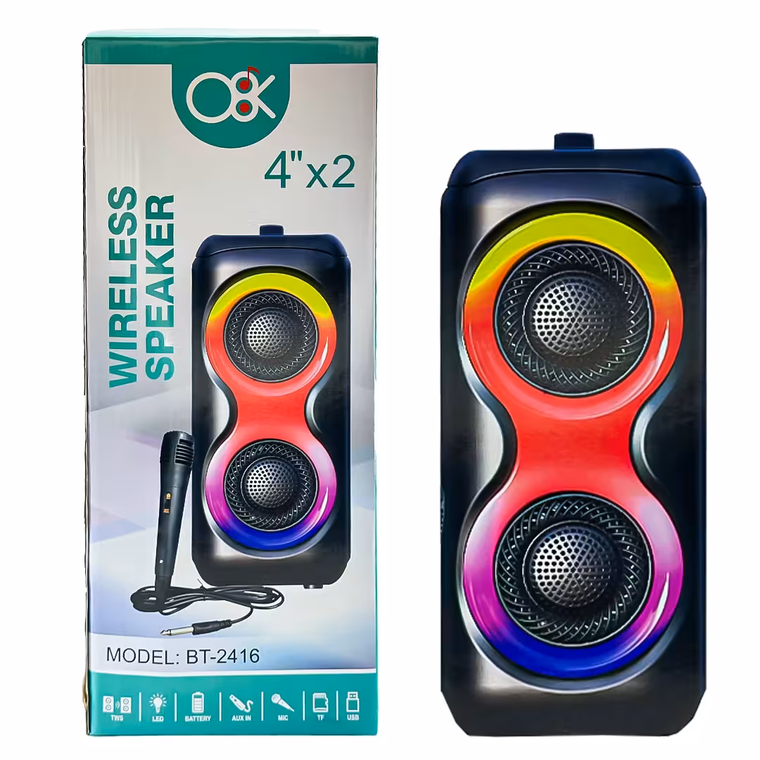 اسپیکر    مدل   BT-2416    ( گارانتی تست  48  ساعته )گارانتی تست