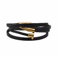 دستبند چرمی میخ کارتیه