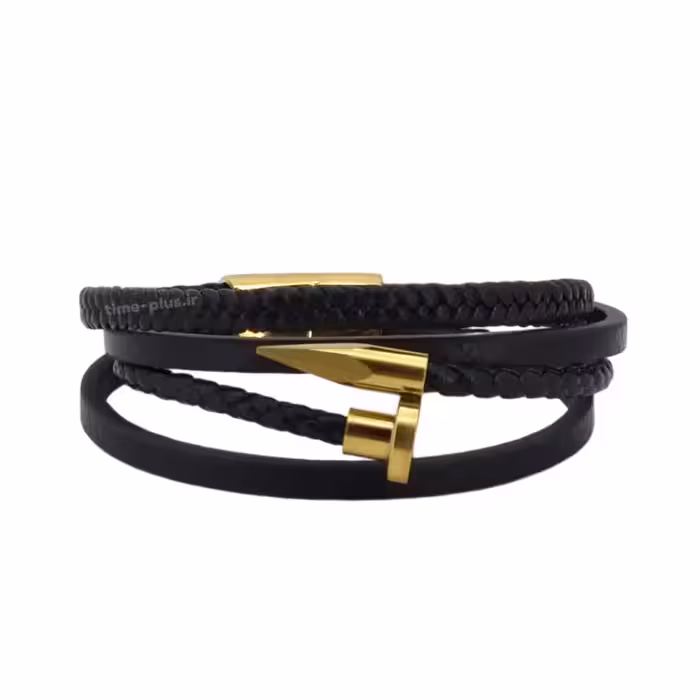 دستبند چرمی میخ کارتیه