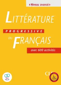 کتاب فرانسوی لیتریچر پروگرسیو Litterature Progressive Du Francais Avec 600 Activites Niveau