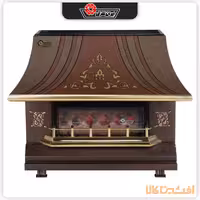 بخاری دودکش دار ایران شرق مدل 18000 (آذرخش CH180) قهوه ای