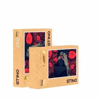 پازل شیشه ای استینو 260 تکه طرح انیمه (کد 80125)،(باجعبه)