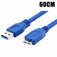 کابل هارد اکسترنال آبی60 سانتی USB3.0