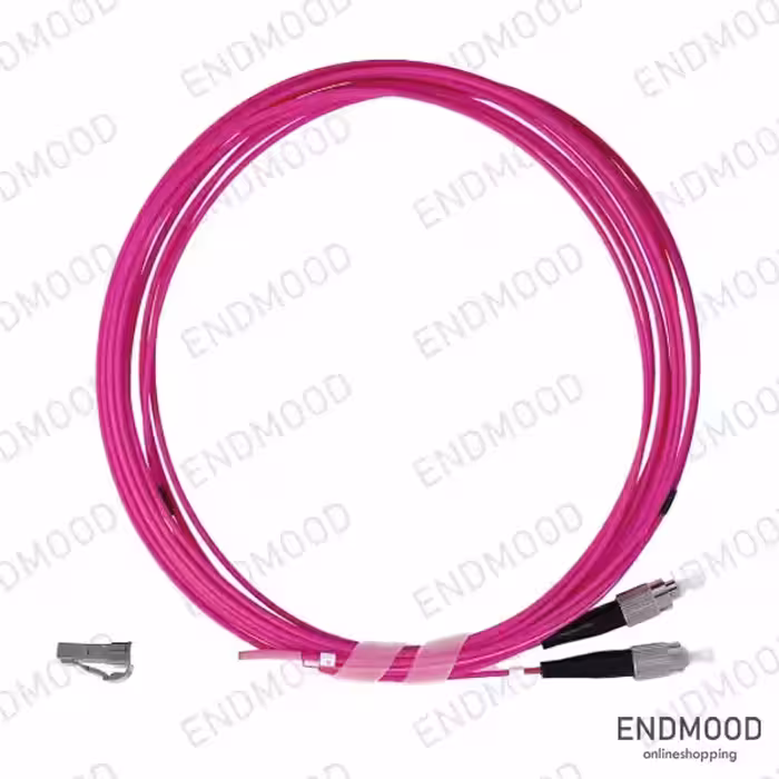 پچ کورد فیبر نوری 10 متری داپلکس نگزنس Nexans OM4 LC-ST