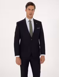 کت و شلوار مردانه سرمه ای پیرکاردین