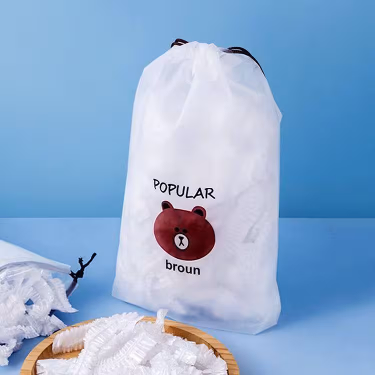 درپوش ظرف مدل خرسی بسته 100 عددی