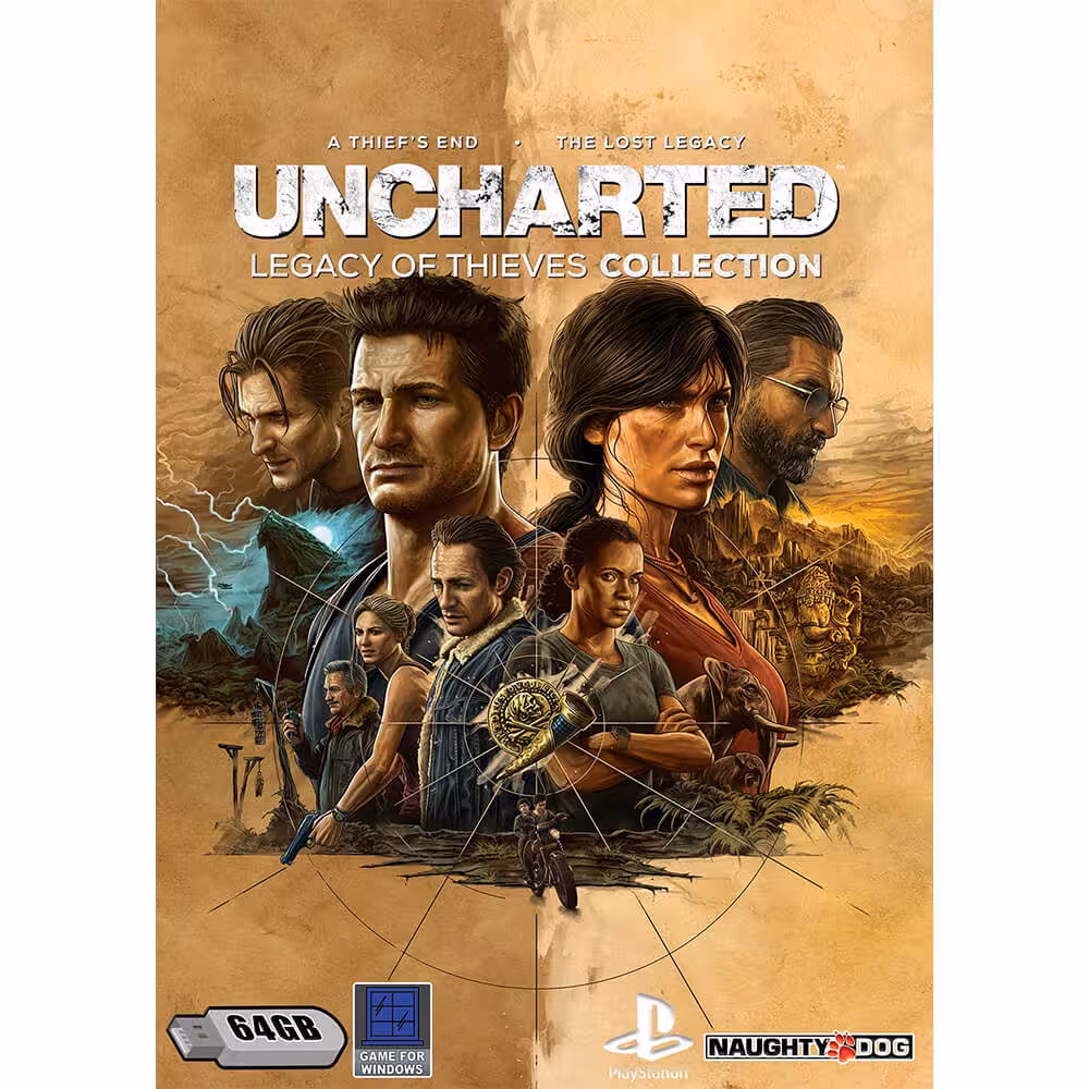 بازی UNCHARTED: Legacy of Thieves Collection برای PC فلشی