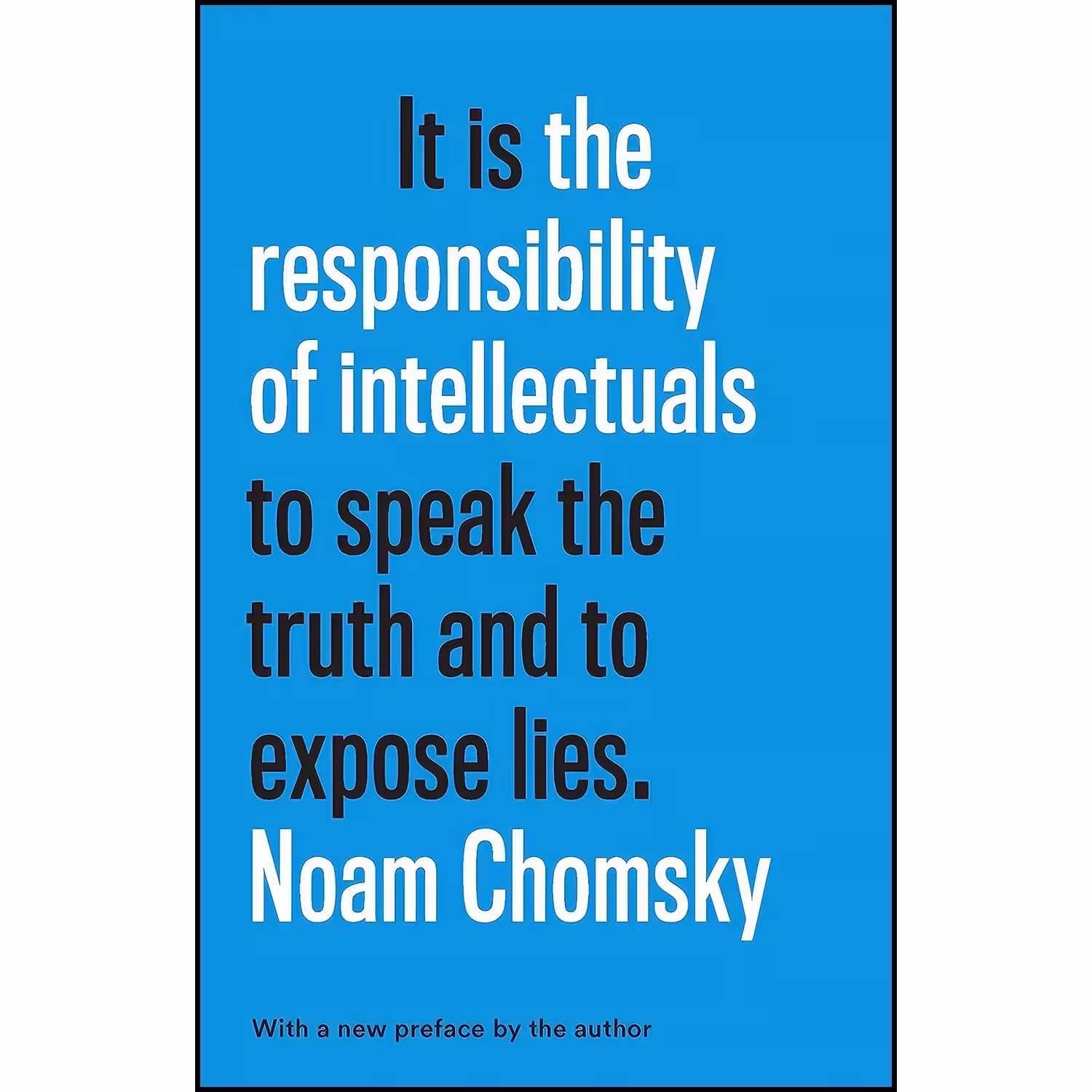 کتاب زبان اصلی It is the Responsibility of Intellectuals to speak the truth and