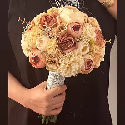 دسته گل مصنوعی مدل گرد