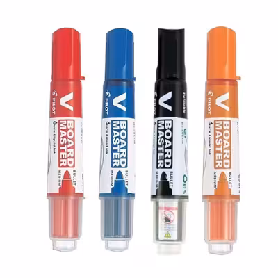 ماژیک وایت برد پایلوت مدل V Board master-B بسته دو عددی