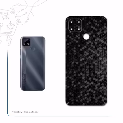 برچسب پوششی ماهوت مدل Honey-Comb-Circle مناسب برای گوشی موبایل ریلمی C25s