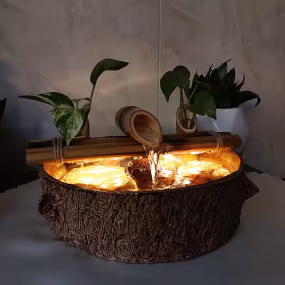 آب نما مدل آرامشبخش طرح چوب