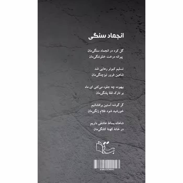 کتاب انجماد سنگی اثر رحمت الله شاکری نشر
عبارت