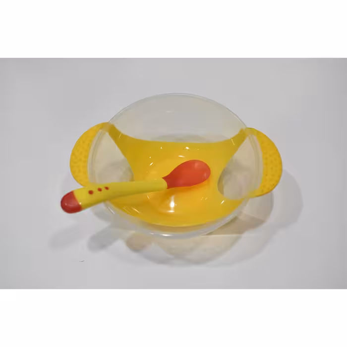 کاسه و قاشق چیکو مدل ساکشن دار