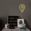 چراغ دیواری نئون دیزاین طرح Location_YL