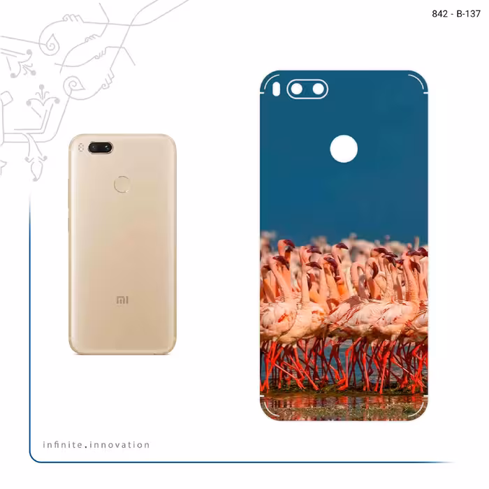 برچسب پوششی ماهوت مدل Flamingo مناسب برای گوشی موبایل شیائومی Mi A1