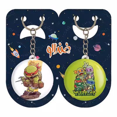 جاکلیدی خندالو مدل رافائل لاکپشت های نینجا کد 1320513209 مجموعه 2 عددی