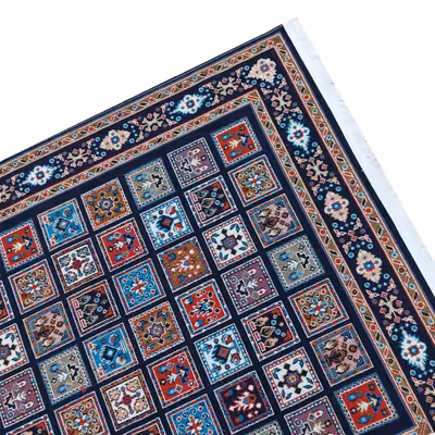 گلیم ماشینی طرح خشتی کد 4763