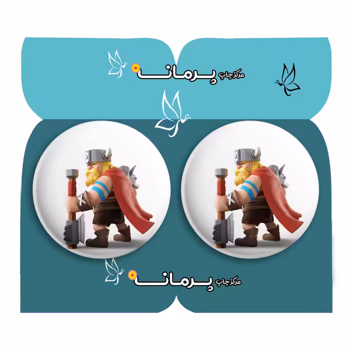 پیکسل پرمانه طرح clash کد pm2n.26477 مجموعه 2 عددی