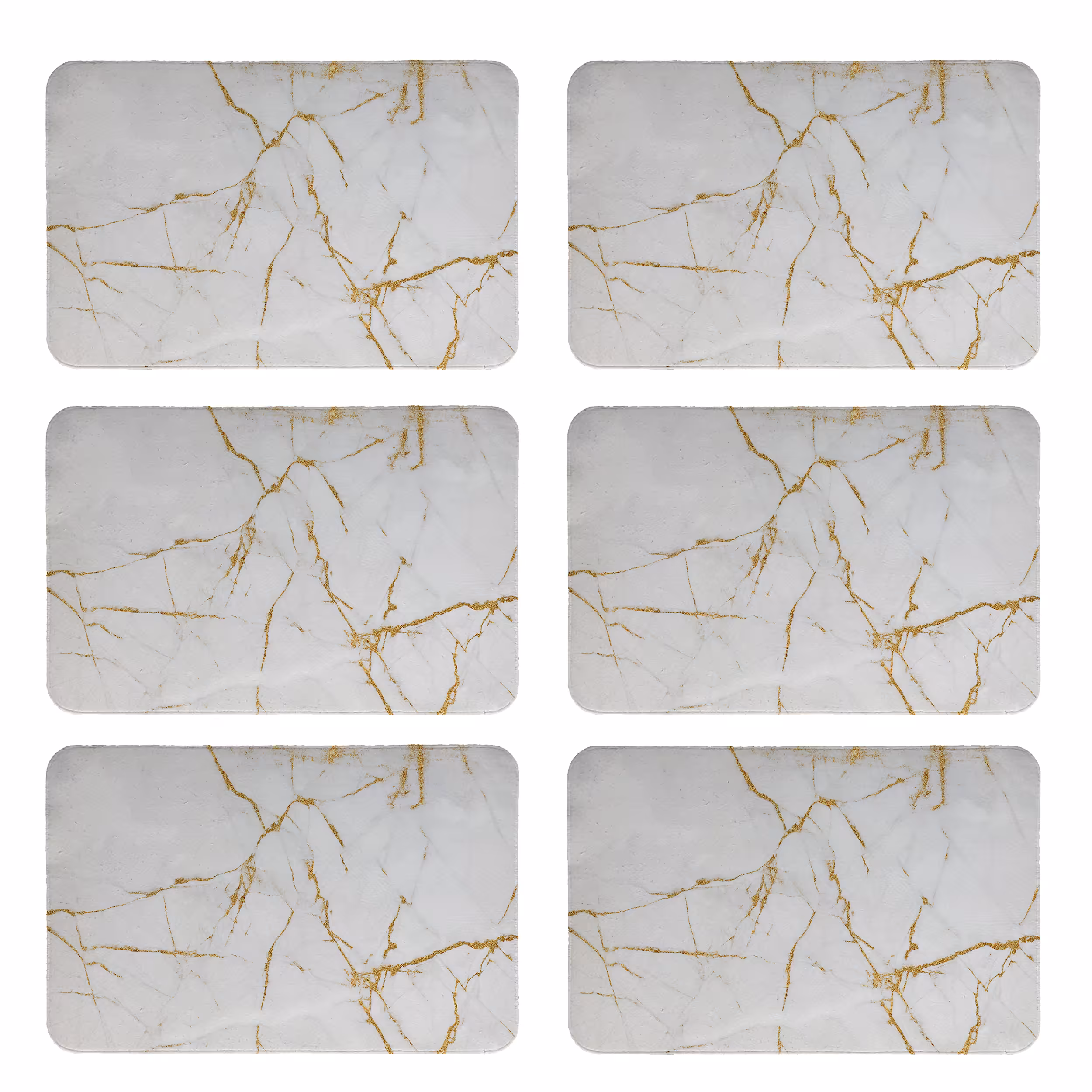 زیربشقابی طرح سنگ کد 8608 بسته 6 عددی