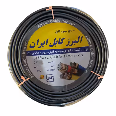 کابل برق 2 در 1 البرز کابل ایران مدل bl