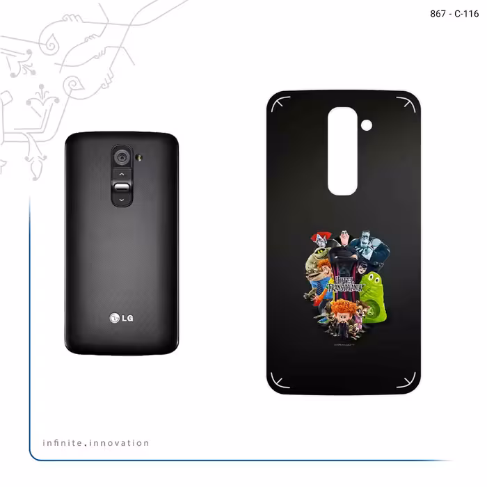 برچسب پوششی ماهوت مدل Hotel Transylvania مناسب برای گوشی موبایل ال جی G2